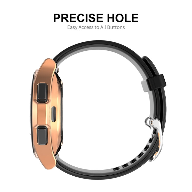 ENKAY für Samsung Galaxy Watch4 Classic 42 mm ENKAY Hat-Prince vollständige Abdeckung, galvanisierte weiche Hülle, TPU HD  + Glasschutz - SmartPhoneZubehör.com