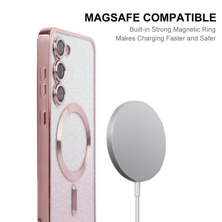 ENKAY MagSafe Glitzer TPU Handyhülle für Samsung Galaxy S24+ 5G | S24 5G | S23 Ultra 5G | S23+ 5G