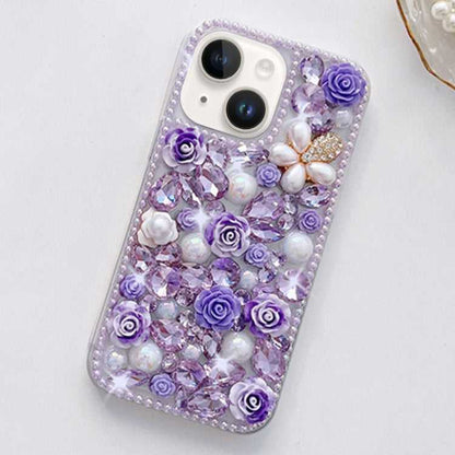 Strass Glitzer PC Handyhülle für iPhone 16 | 15 | 14 | 13