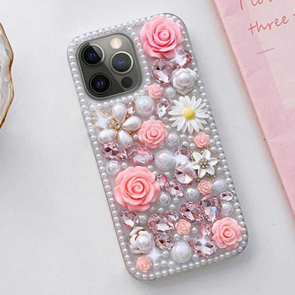 Strass Glitzer PC Handyhülle für iPhone 12 | 11 | XR | XS | X | 7 | 8 |