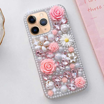 Strass Glitzer PC Handyhülle für iPhone 12 | 11 | XR | XS | X | 7 | 8 |