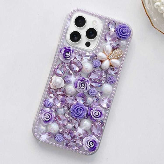 Strass Glitzer PC Handyhülle für iPhone 16 | 15 | 14 | 13