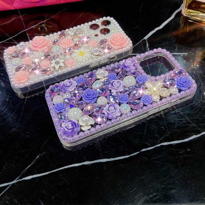 Strass Glitzer PC Handyhülle für iPhone 16 | 15 | 14 | 13