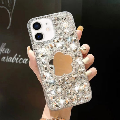 Strass Spiegel Handyhülle für Apple iPhone 12 | 12 Pro Max | 12 Pro | 12 mini | 11 Pro Max | 11 | 11 Pro | XR