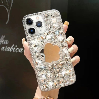 Strass Spiegel Handyhülle für Apple iPhone 12 | 12 Pro Max | 12 Pro | 12 mini | 11 Pro Max | 11 | 11 Pro | XR